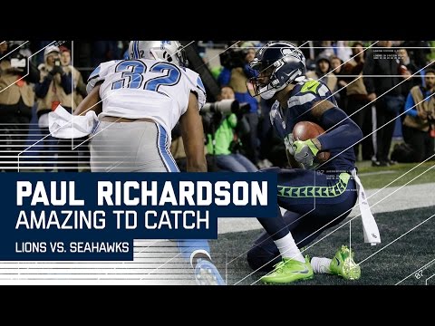 Richardson's Insane One-Handed TD Catch After Seahawks 4th Down Stop! | NFL Wild Card Highlights