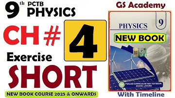 Exercise Short Questions, Chapter 4, Turning effect of Force, Class 9 Physics, 9th Physics, Unit 4