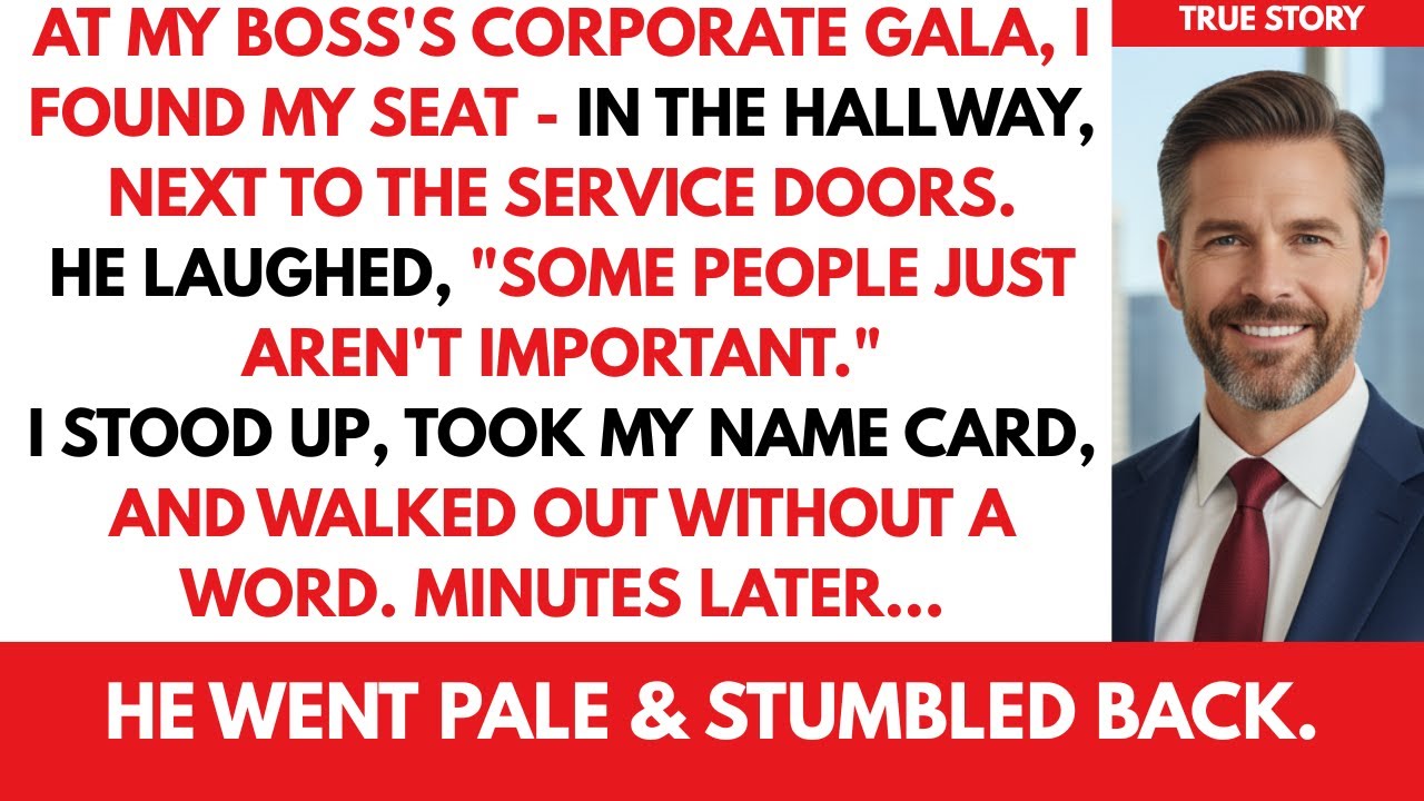 «На гала-вечере моего босса меня посадили в коридоре. Я вышла. То, что произошло дальше, его прос...