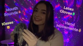 ASMR | Mouth Sounds, Latex Gloves, Hand Movements, Etc ✨