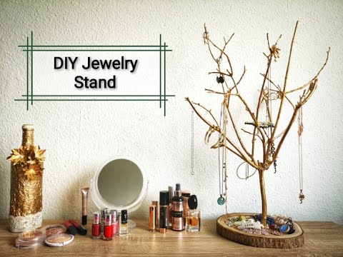 როგორ დავამზადოთ სამკაულების ორგანაიზერი ხის ტოტებისგან