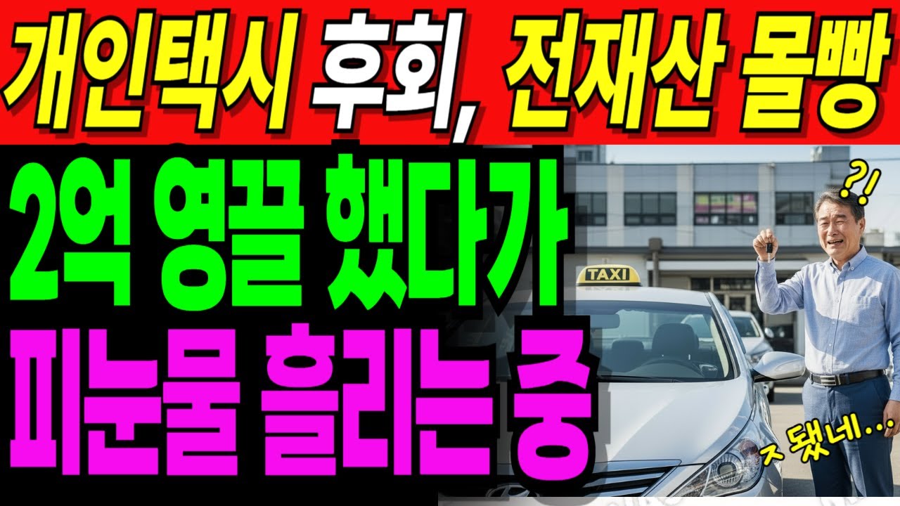 집 사려고 모은 전재산 2억으로 개인택시 산 걸 후회하는 이유  | 노후사연 | 노후생활 |오디오북