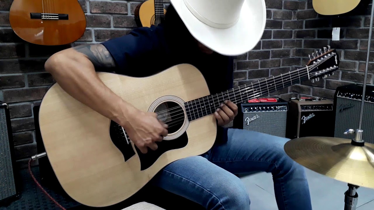 Guitarra electroacústica Taylor 150e 12 cuerdas | Review y Demo en Español  - YouTube