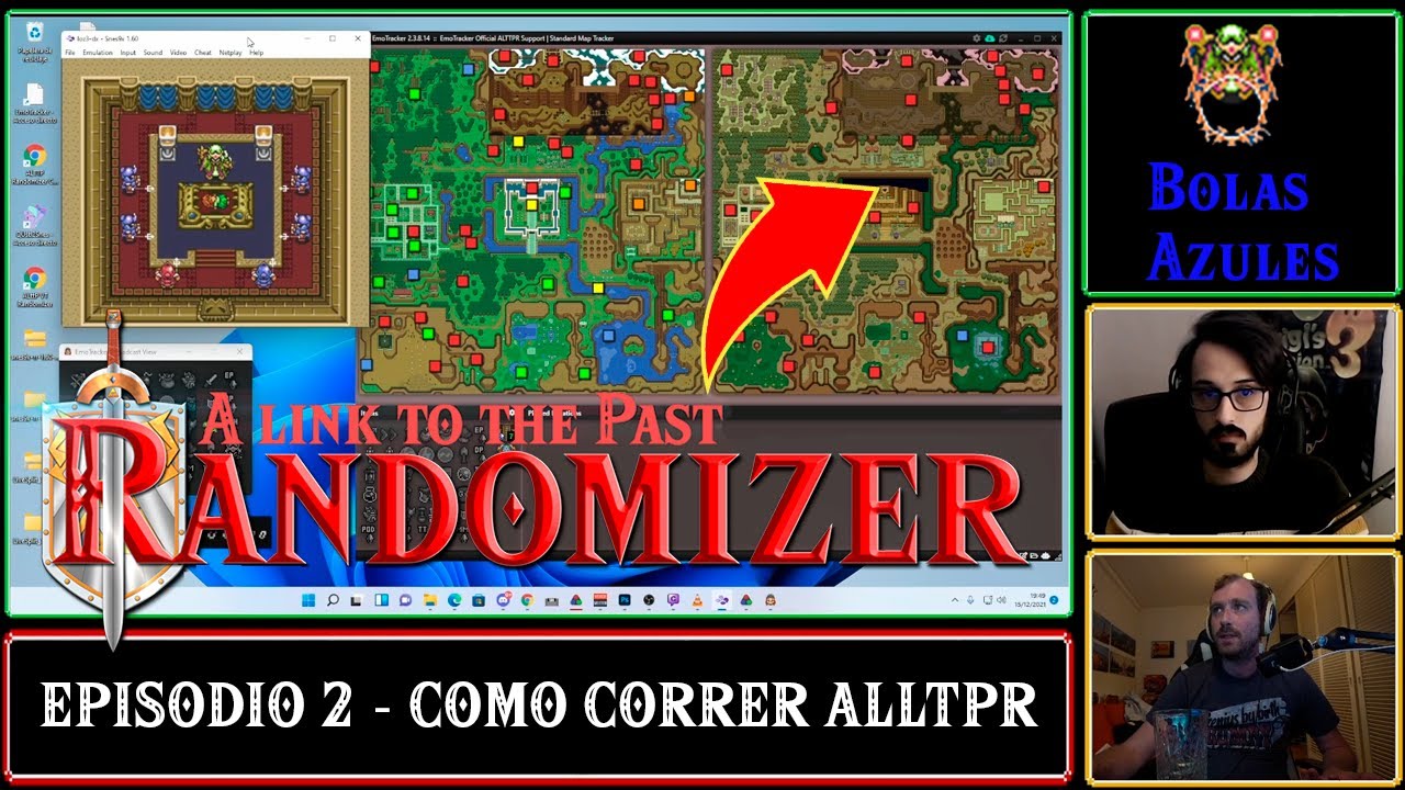 VideoPodcast BolasAzules Ep 2: Como Correr The Legend of Zelda A link to the Past: Randomizer Alttpr
