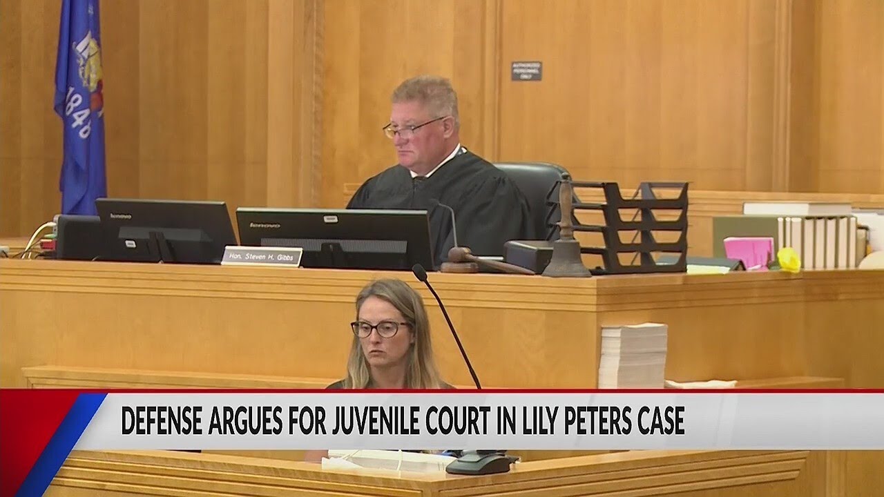 Defense argues to move Lily Peters case to Juvenile Court - YouTube