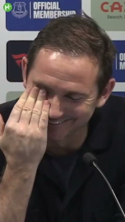 Frank Lampard reacts to Patrick Vieira kicking an Everton fan! #Shorts