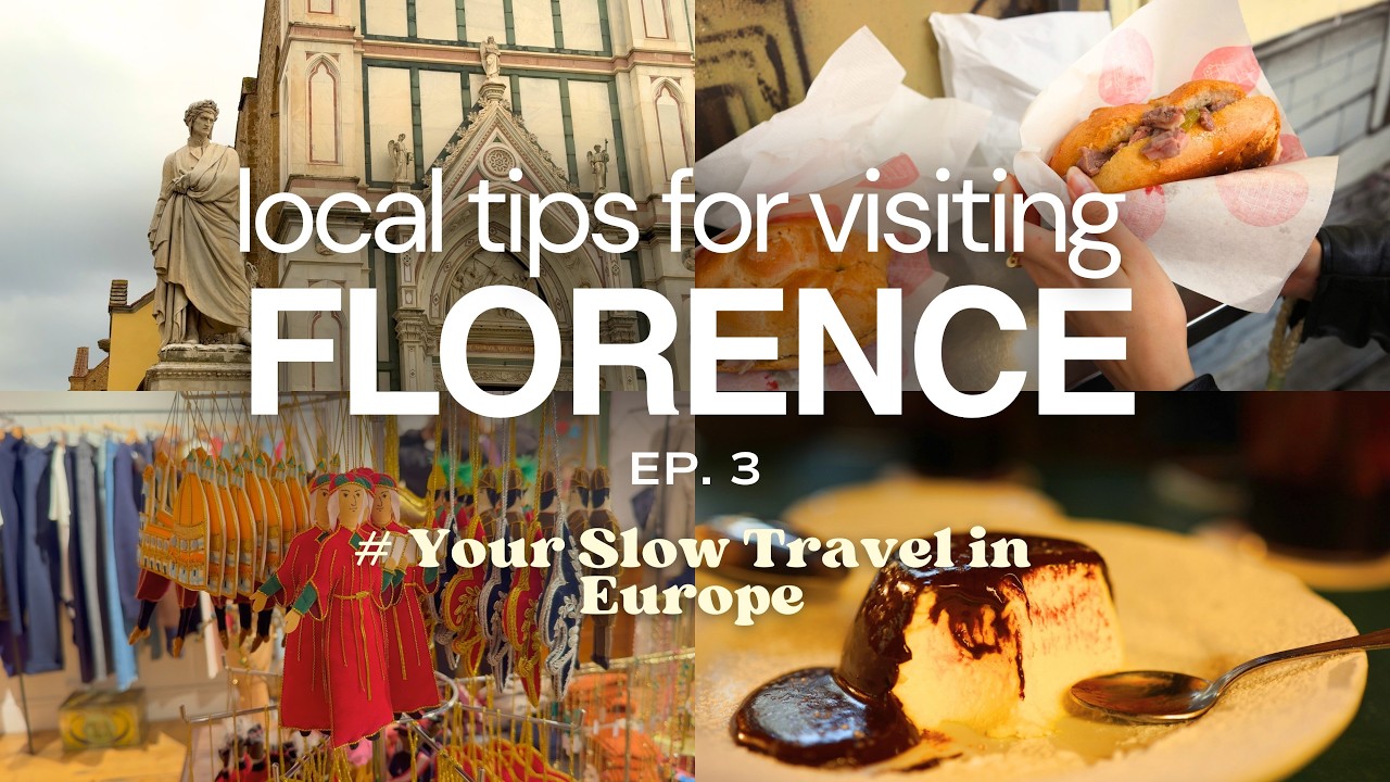 Slow Walk in Florence | Top 5 Unusual Shops, Foods and Cafes | Italy Slow Travel Vlog | EP. 3