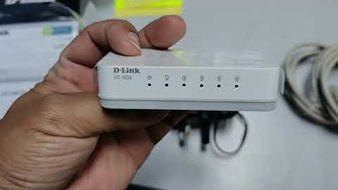 Installing New D-LINK DES-1005A 5-Port Fast Ethernet Desktop Switch
