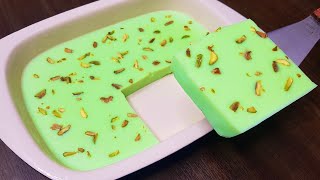 How to make Pista Pudding | Pistachio Pudding Recipe | Easy Pudding Recipe | Eggless Pudding Recipe