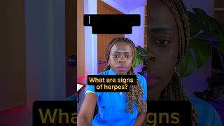 What are the signs of herpes? #womenhealth #reproductivehealth
