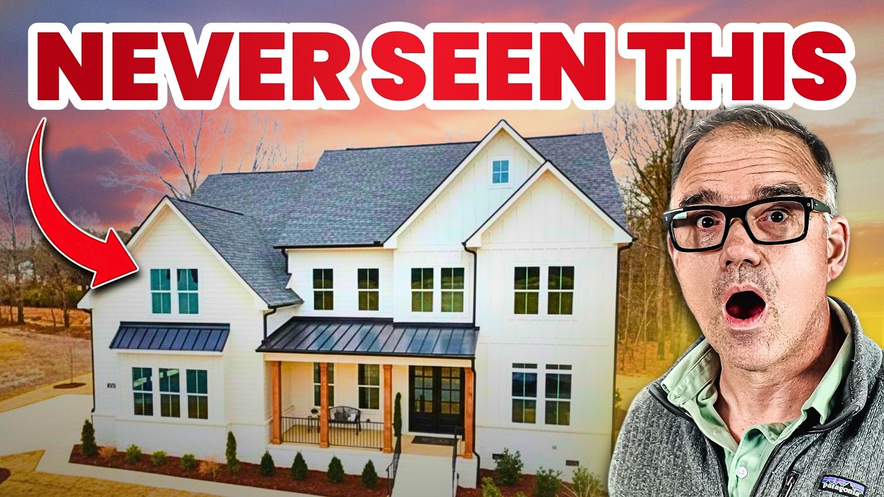 The extras in this LARGE New home near Raleigh NC will blow your mind