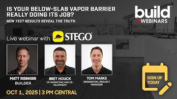 Stego - Is Your Below Slab Vapor Barrier Really Doing Its Job