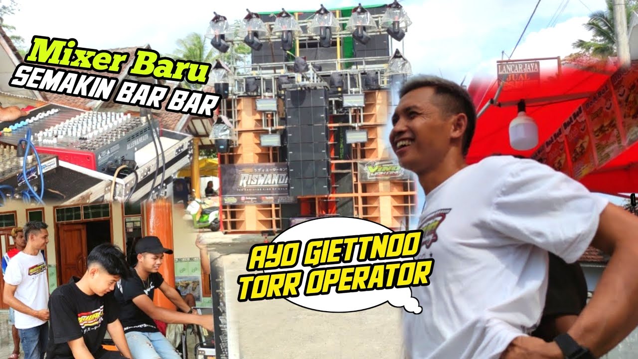 Gila..Pakai Mixer Baru RISWANDA ngamuk rontokkan rumah penyewa,horeg semua 🔥