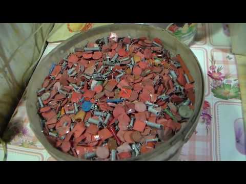 Серебро из 5 кг конденсаторов