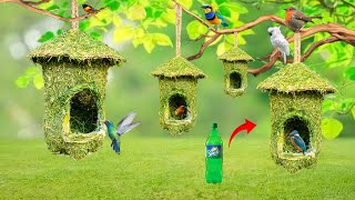 Bird house from plastic bottle |Homemade bird nest || Bird house making at home |garden decor ideas