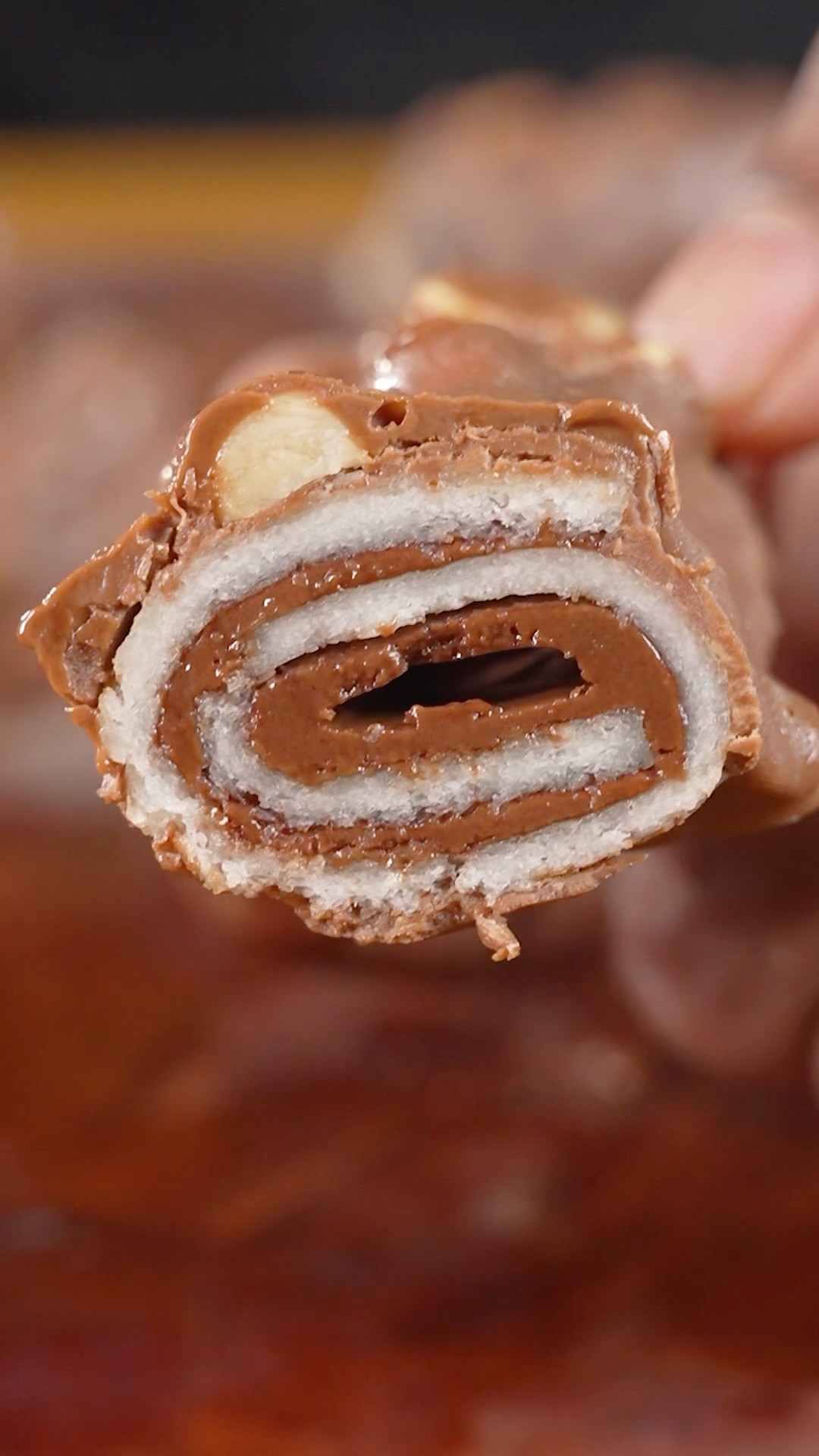 Nutella Bread Rolls #shorts