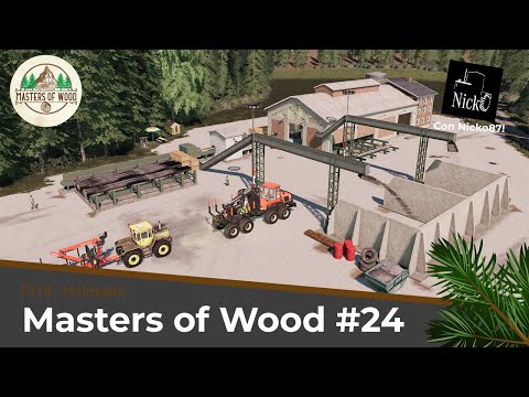 Masters Of Wood #24 - COSTRUIAMO LA NUOVA SEGHERIA IN MEZZO A MOLTE BATTUTE 😂 | FS19 Holmakra