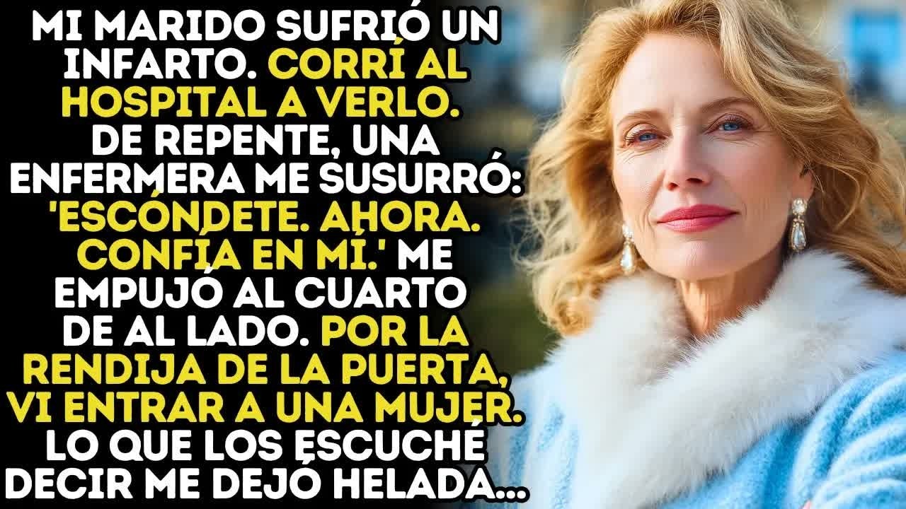 Corrí A La UCI Por Mi Esposo  Una Enfermera Me Detuvo： “Escóndete, Espera ” Cuando Entendí Por