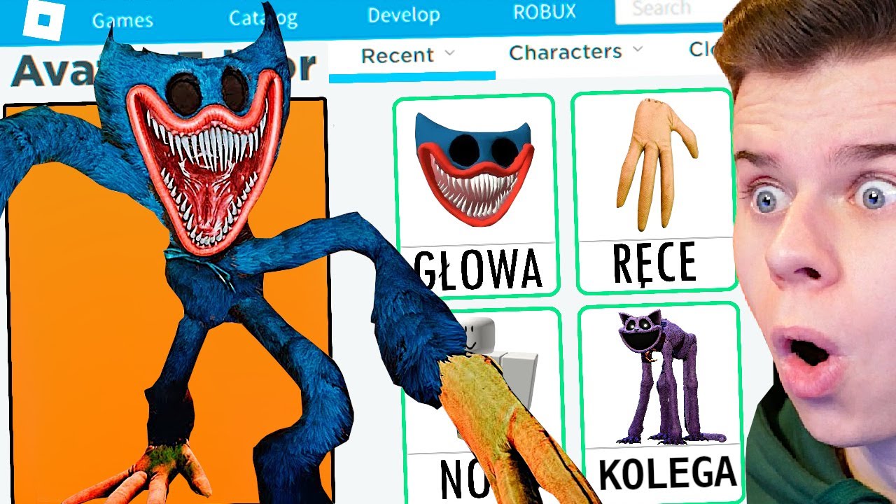 ZROBIŁEM KOSZMARNE KONTO HUGGY WUGGY w ROBLOX! (Poppy Playtime 3)