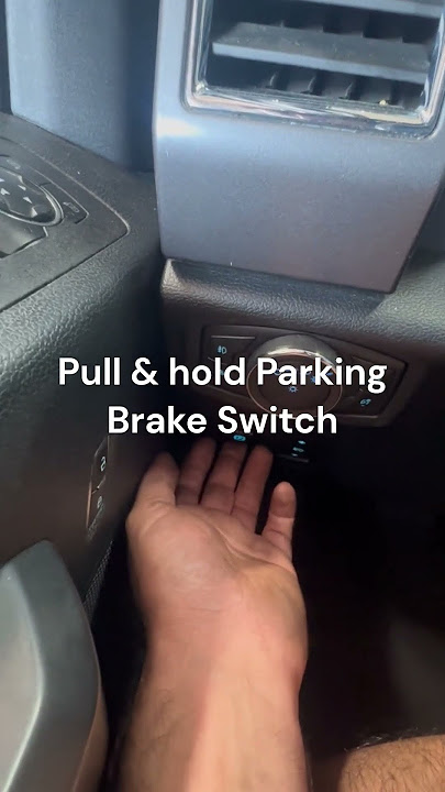 F150  Rear Brake Pad deactivation mode