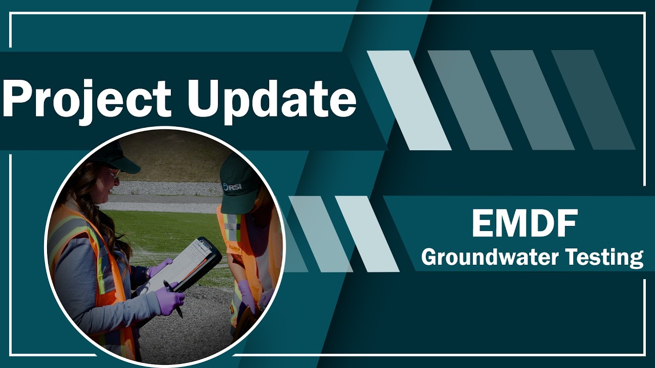 Project Update: EMDF Groundwater Testing - YouTube