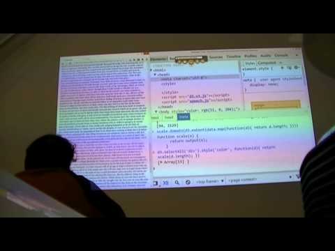 Visualization Meetup on D3.js Live Coding Tutorial (20131104M at SS ...