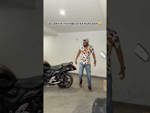 Hayabusa me nuksaan ho gya 😩 20 lakhka 😭