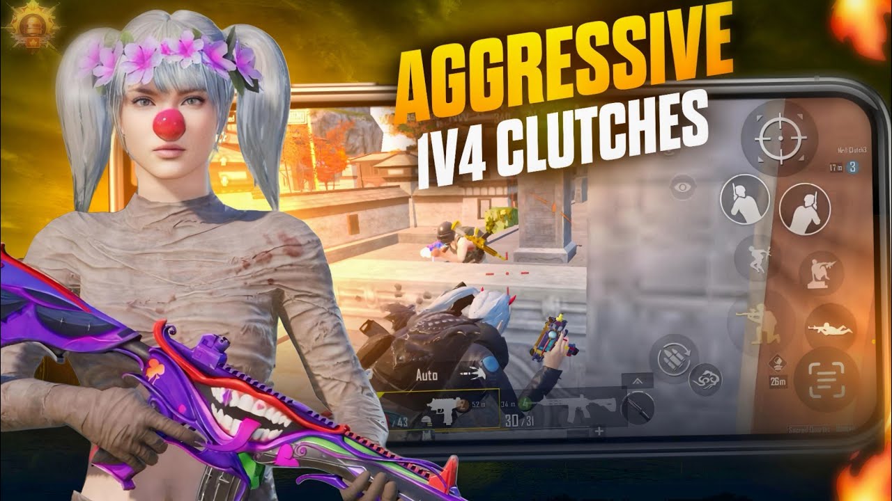 When A high skilled 60 Fps Player In Bgmi Pubg mobile | Fastest 4 ...