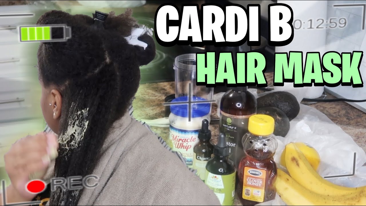 I Finally Tried The Cardi B Hair Mask And Youtube