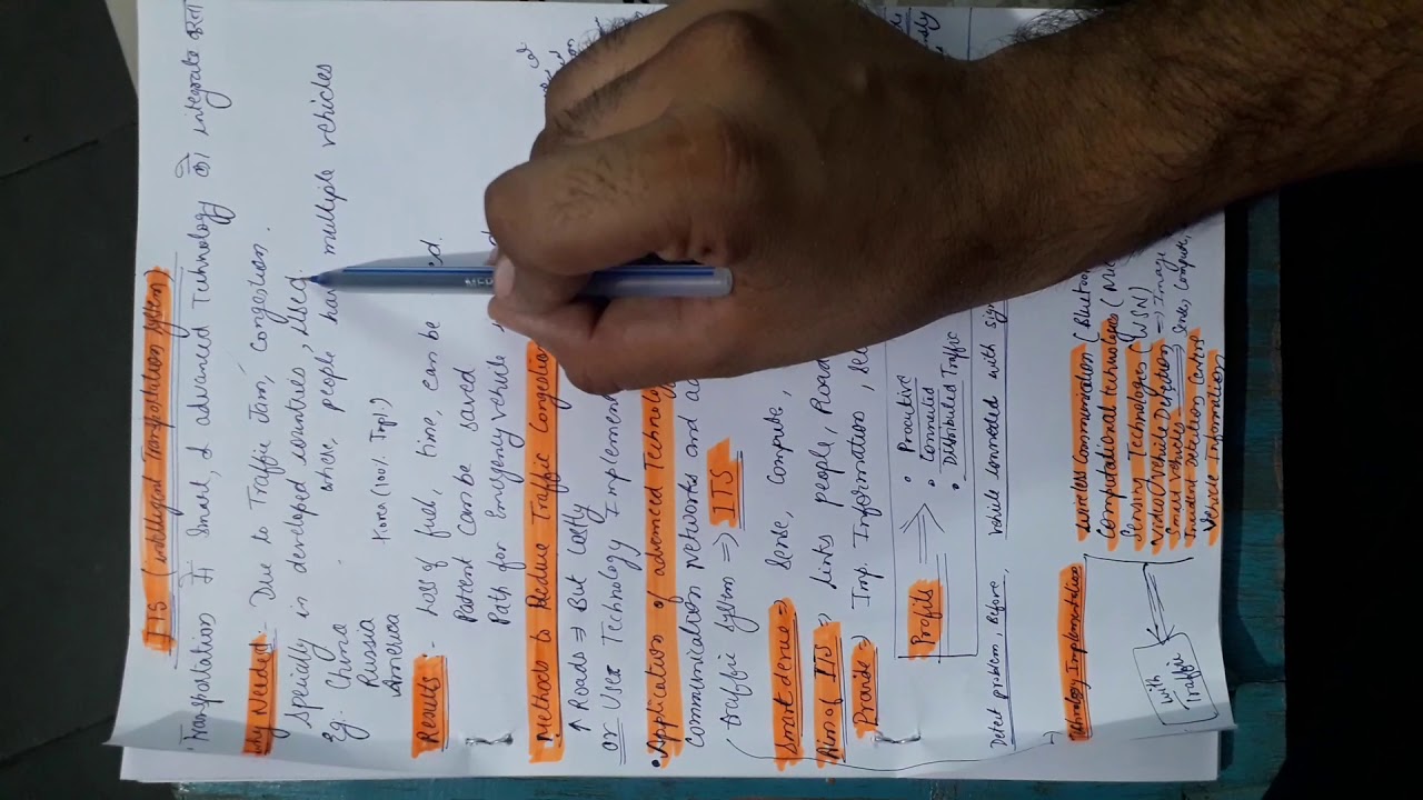 Intelligent Transportation System in Hindi and English,  Part 1