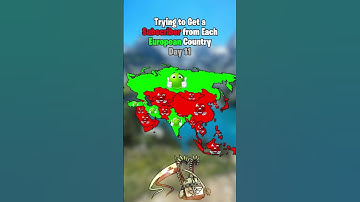 Trying to Get a Subscriber from Each European Country Day 11 #map #mapping #europe #geography
