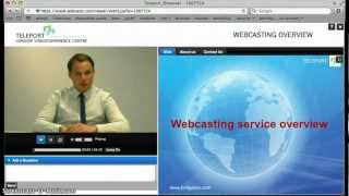 Demo webcast video