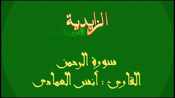 الشيخ أنس العمادي - سورة الرحمن