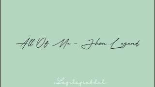 All of me - John Legend (Jane Zhang Cover)