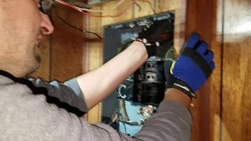 1953 Wadsworth Split-bus Electrical Fuse Panel Demolish pt 1