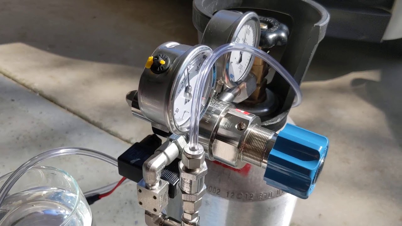 Dual stage stainless Matheson CO2 regulator by Alan Le YouTube