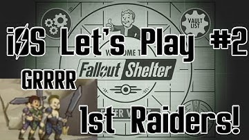 Fallout Shelter iOS 1st Raider Attack and Three Dog! Let