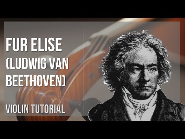 How To Play Fur Elise By Ludwig Van Beethoven On Violin Tutorial Youtube