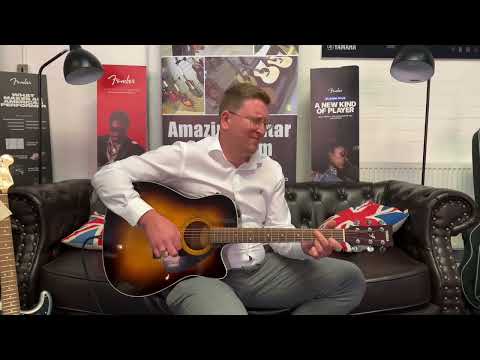 Електро-акустична гітара YAMAHA FX370C (TOBACCO BROWN SUNBURST), видео 1