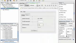 Designing GUI for Sample Java Application - Hindi