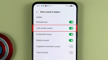 How to enable/disable Lock screen sound on OPPO Reno2 F Android 11