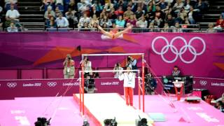 Olympics London 2012 Salma Mohamed On Bars From Egypt