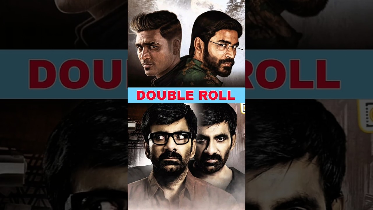 actor's who played 👥 double roll in movie 🤯#shorts
