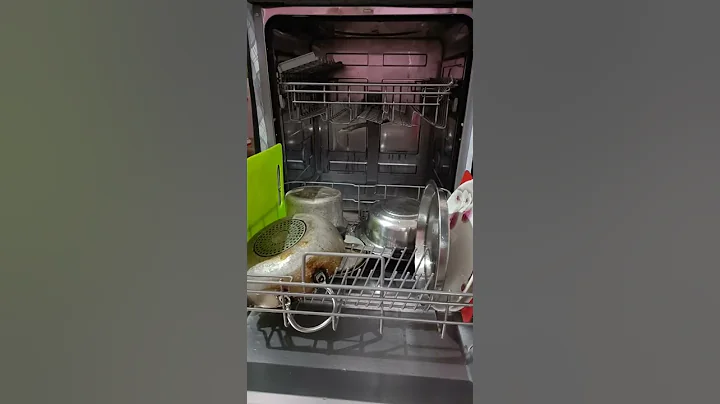 midea 13 places dishwasher review #youtubeshorts #mideadishwasher #homeappliances