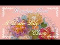 【レインボールーム】　スイレンのチャームの作り方　～How to make a water lily charm on Rainbow Loom ~