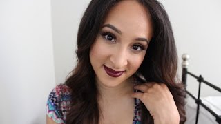 Simple Eyes & Bold Lip Makeup Tutorial - WrkItGirl.com