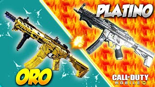 CONSIGUE el CAMUFLAJE PLATINO y ORO en COD MOBILE | NUEVO CAMUFLAJE ORO y PLATINO COD MOBILE