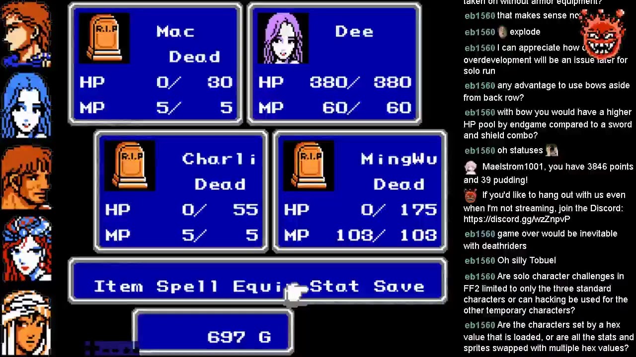 Let's Play Final Fantasy II (NES) | Maria Solo | #1 It's Always Sunny in Paramekia