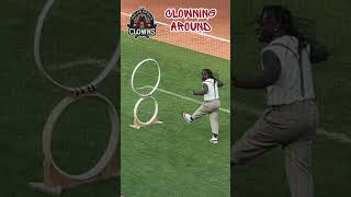 Jump Through Hoops? Say Less 🤣  #youtubeshorts #baseball