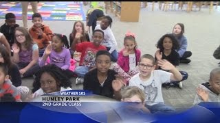 Rob Fowler visits Hunley Park Elementary School for Weather 101
